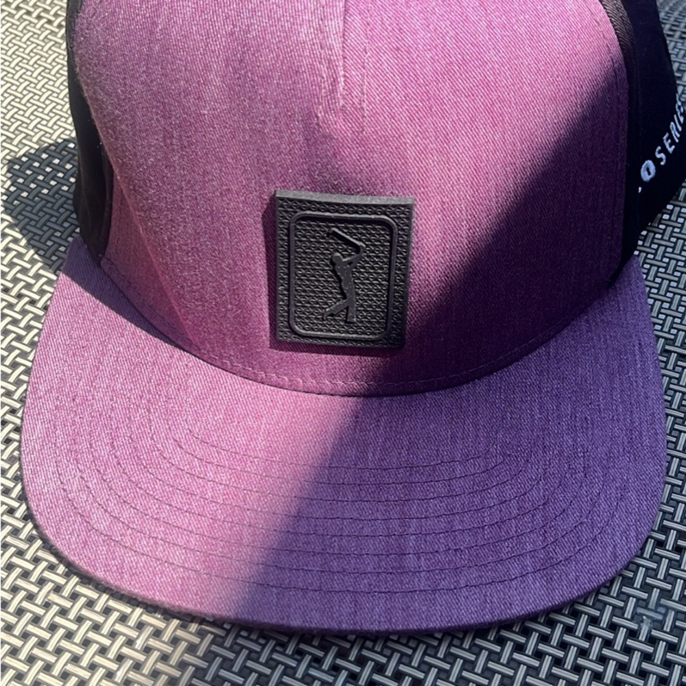 PGA Tour Purple and Black Hat